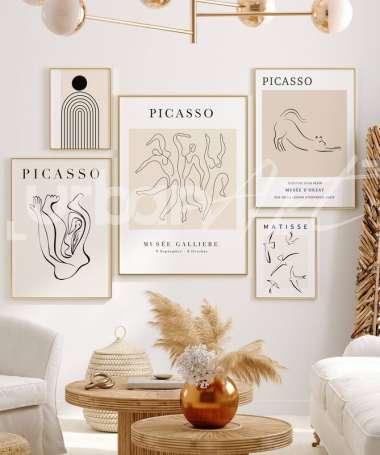 Set de Poster- Matisse Picasso Gallery Wall