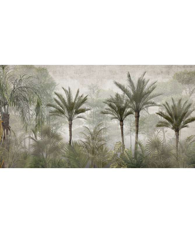 Papier peint d'arbres tropicaux