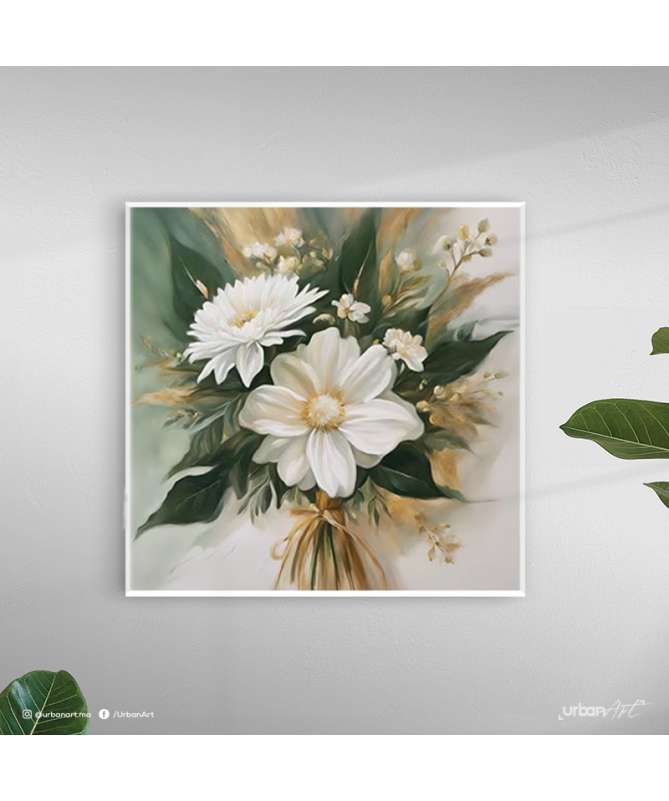 Tableau Abstrait Bouquet de fleurs