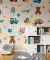 Papier peint jouets pour enfants