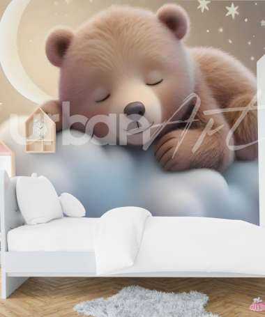 Papier Peint Enfant-mignon ours en peluche
