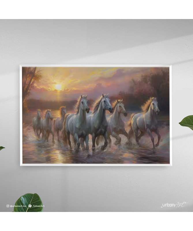 Tableau décoratif Seven Horses