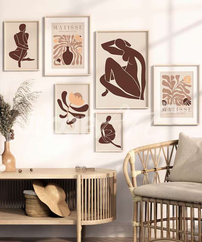 Set Poster Ensemble de galerie Matisse