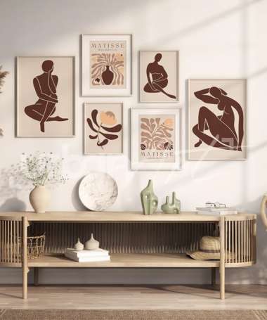 Set Poster Ensemble de galerie Matisse