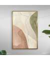 Tableau Abstrait Beige terre