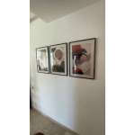 Photo from customer for Set Poster Art Mural Red Tone