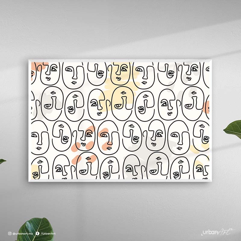 Tableau décoratif Faces