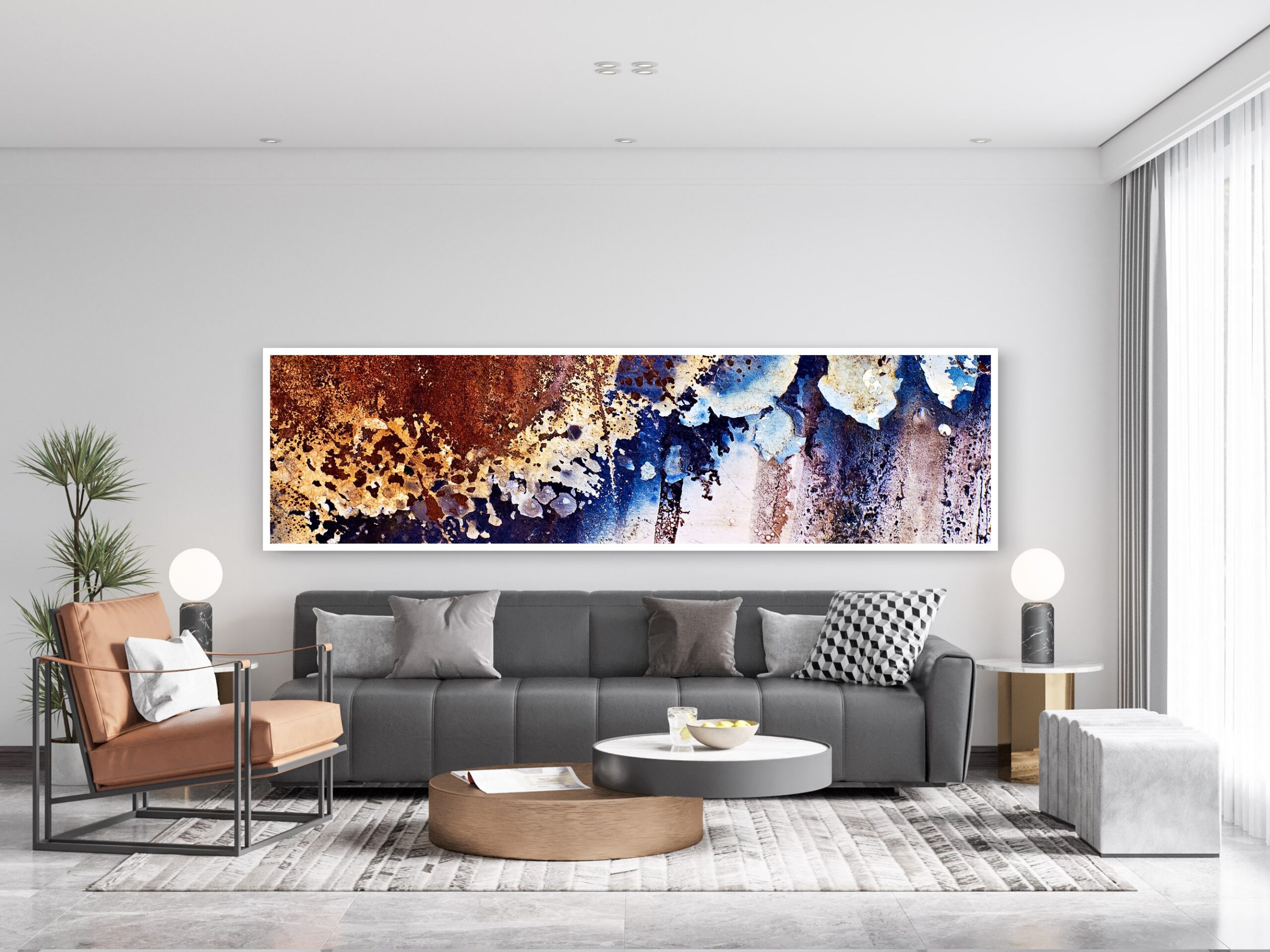 Tableau décoratif Profondeur Bleue
