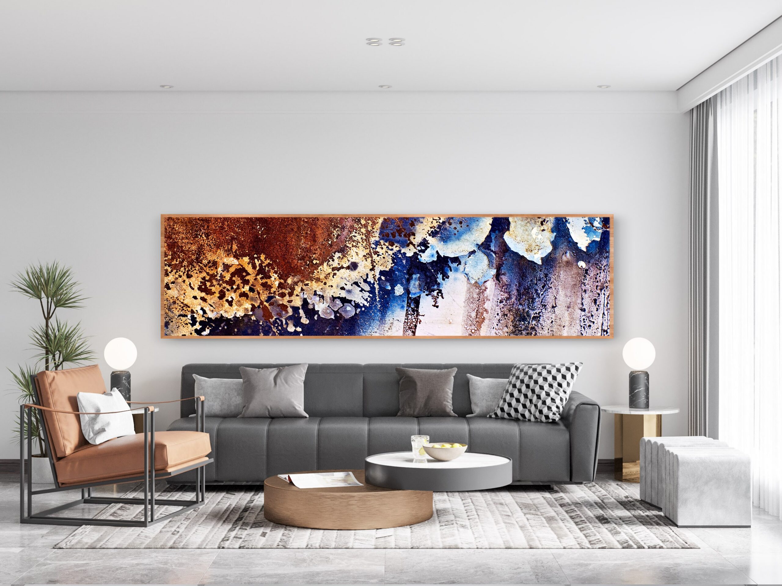 Tableau décoratif Profondeur Bleue