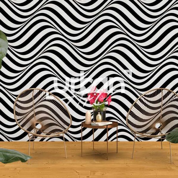 Papier peint waves