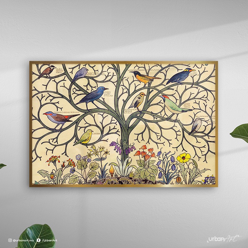 Tableau décoratif Oiseaux