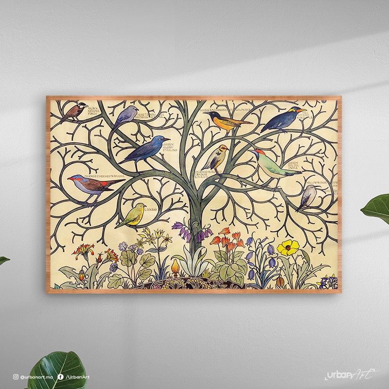 Tableau décoratif Oiseaux
