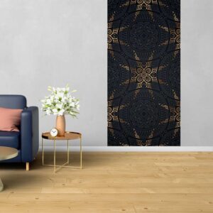 Papier peint black dorure