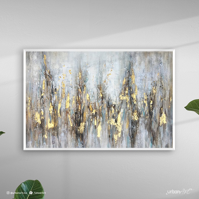 Tableau décoratif Monochromatique Gris