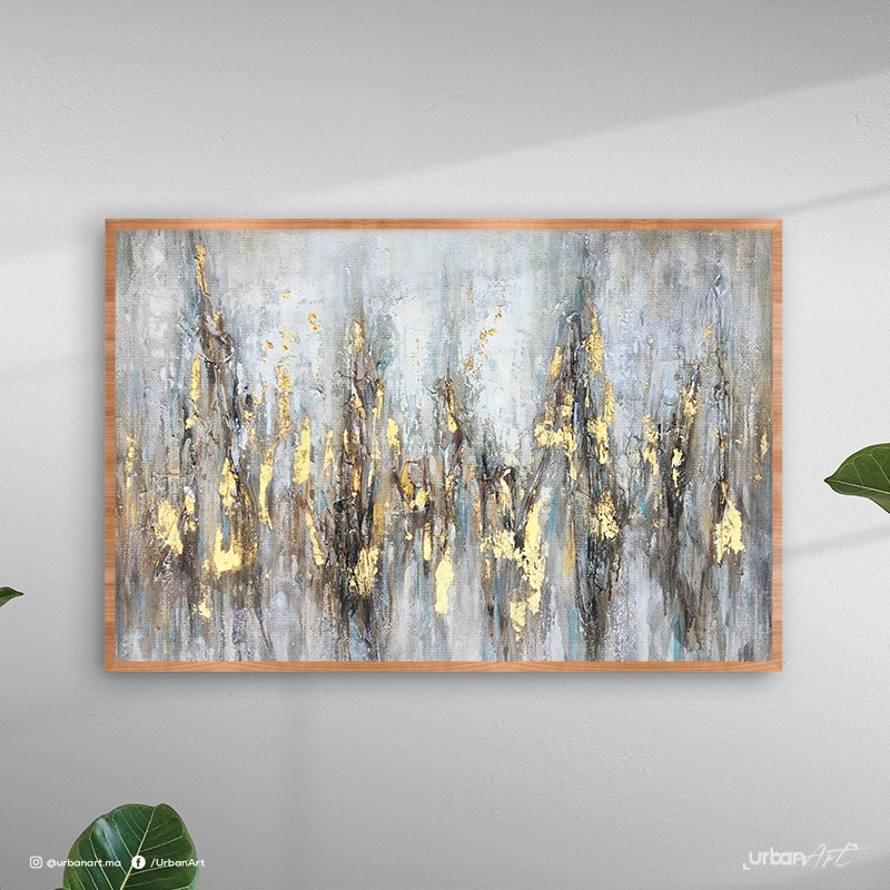 Tableau décoratif Monochromatique Gris