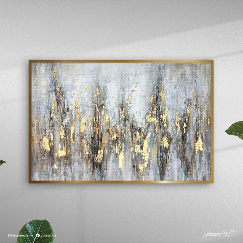 Tableau décoratif Monochromatique Gris