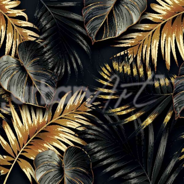 Papier peint tropical chic