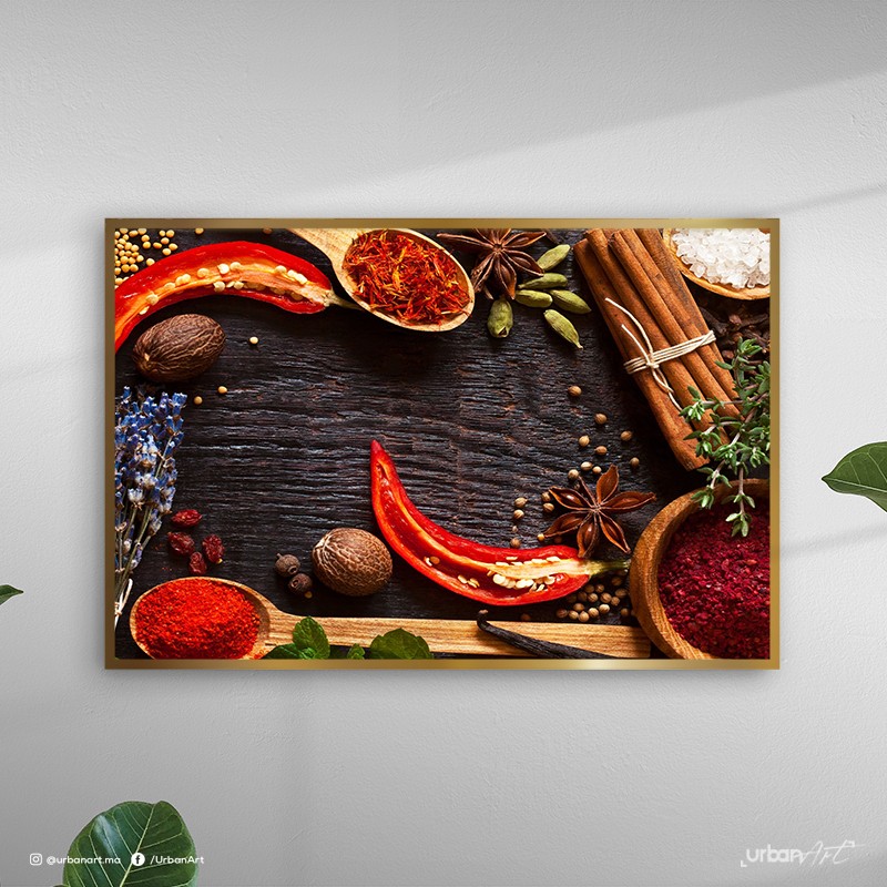 Tableau décoratif Piments