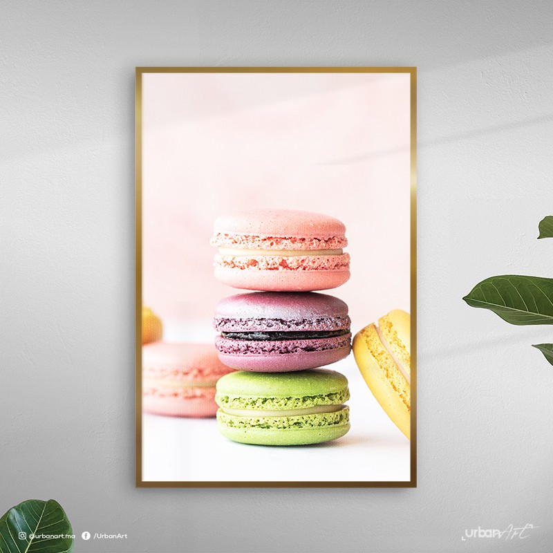 Tableau décoratif Cuisine Macaron