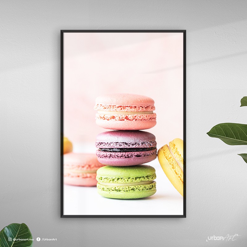 Tableau décoratif Cuisine Macaron