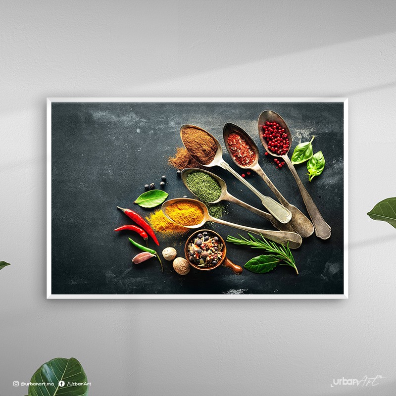 Tableau décoratif Cuisine Epices