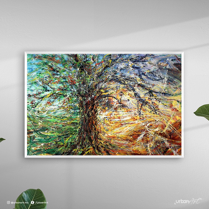 Tableau décoratif Arbre Solitaire