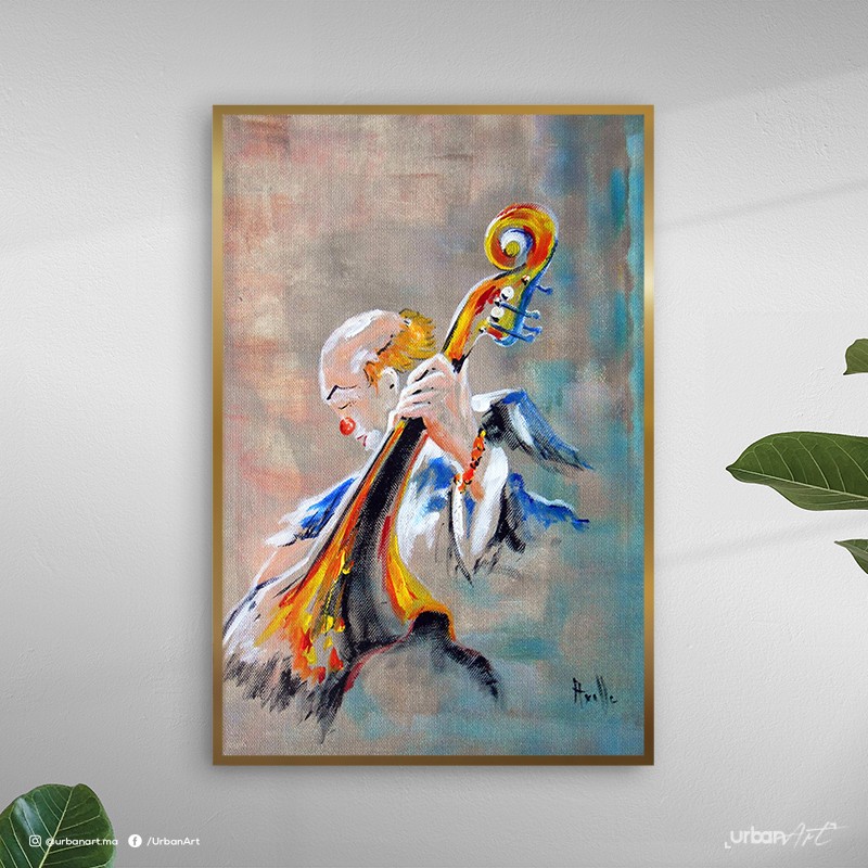 Tableau décoratif Musicien Clown