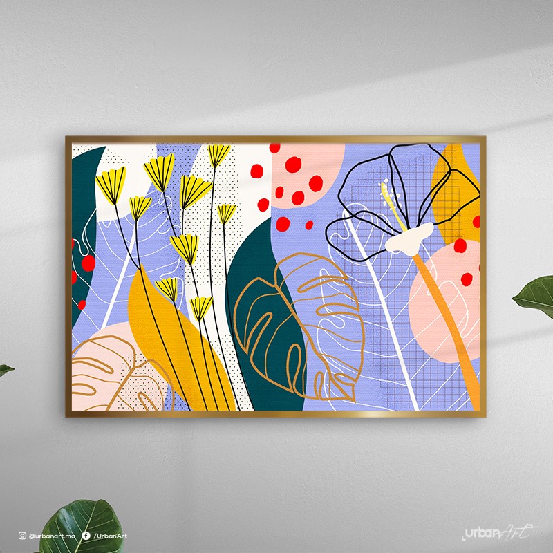 Tableau moderne Fleurs