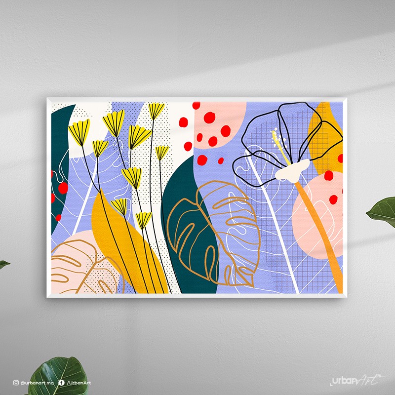 Tableau moderne Fleurs