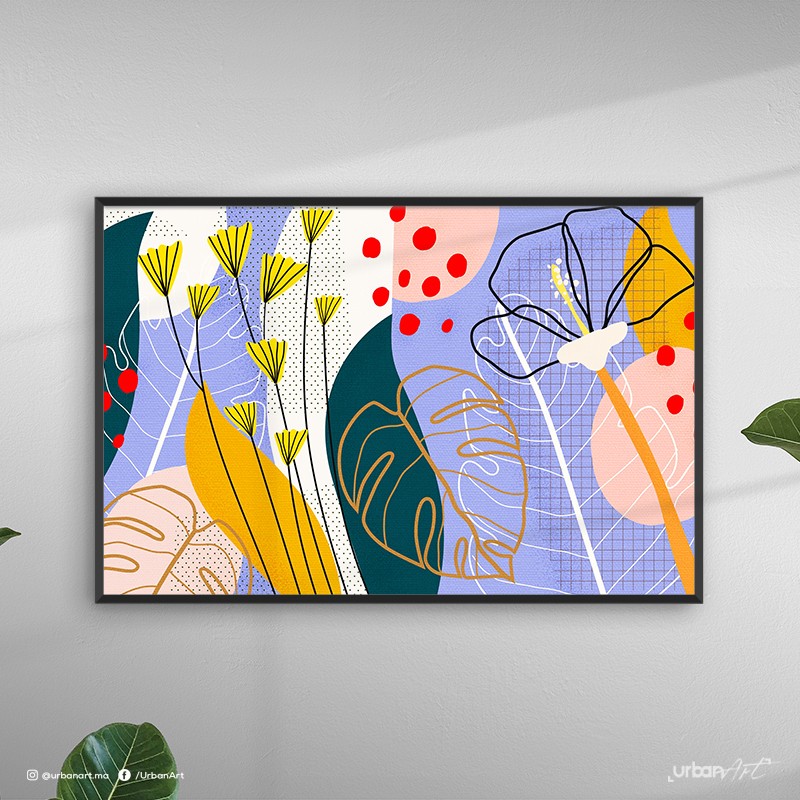 Tableau moderne Fleurs