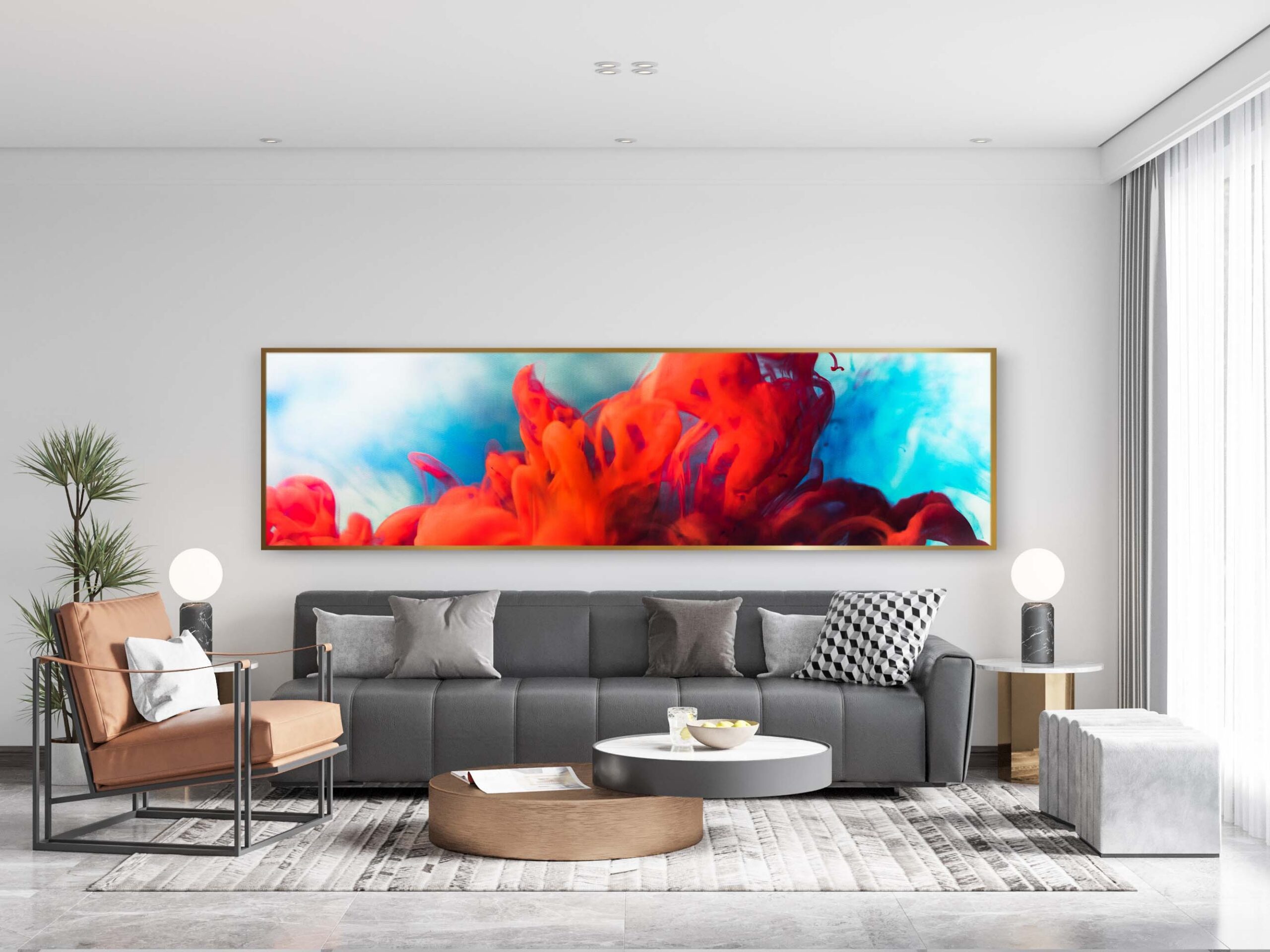 Tableau abstrait Mil