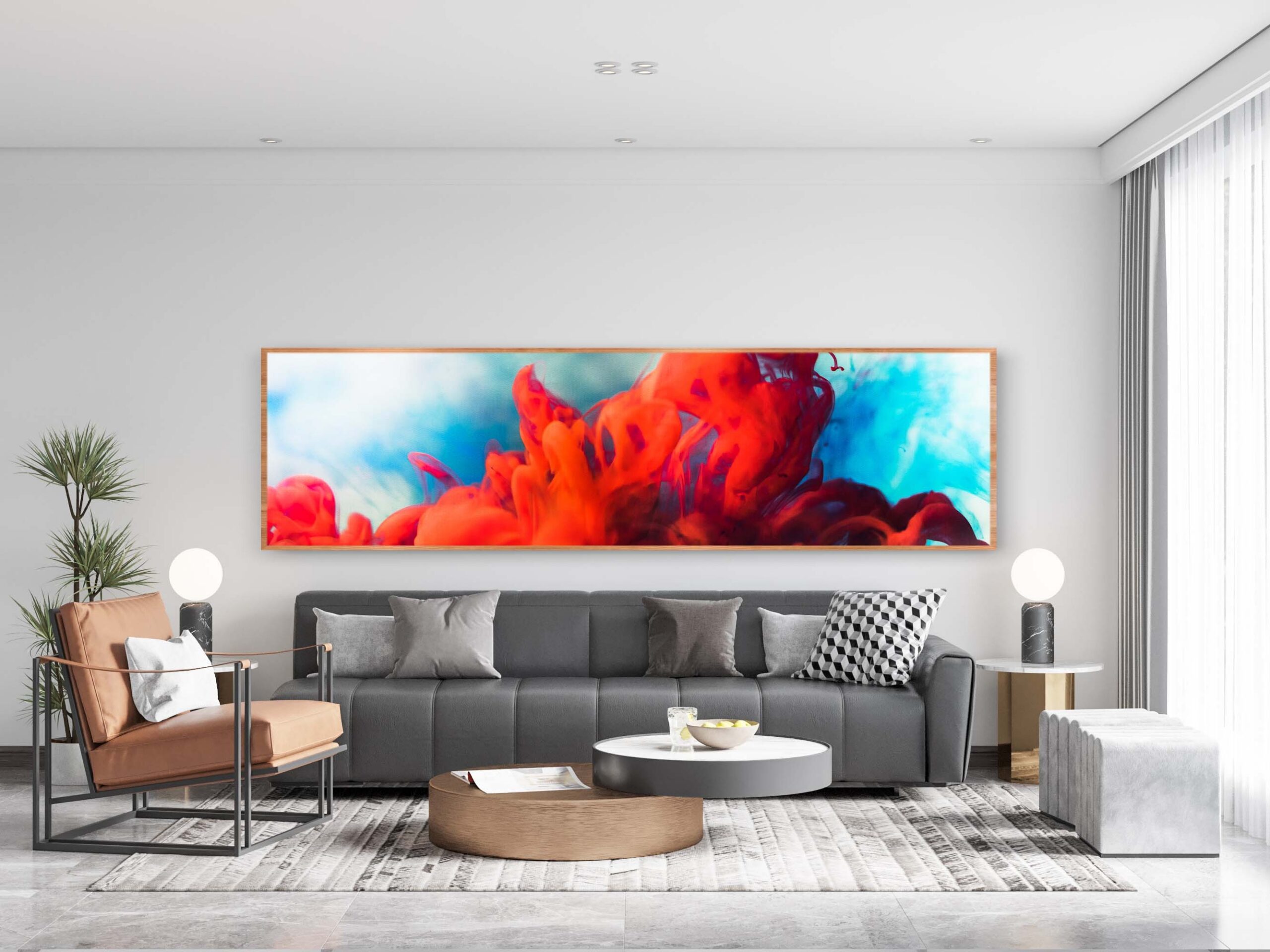 Tableau abstrait Mil