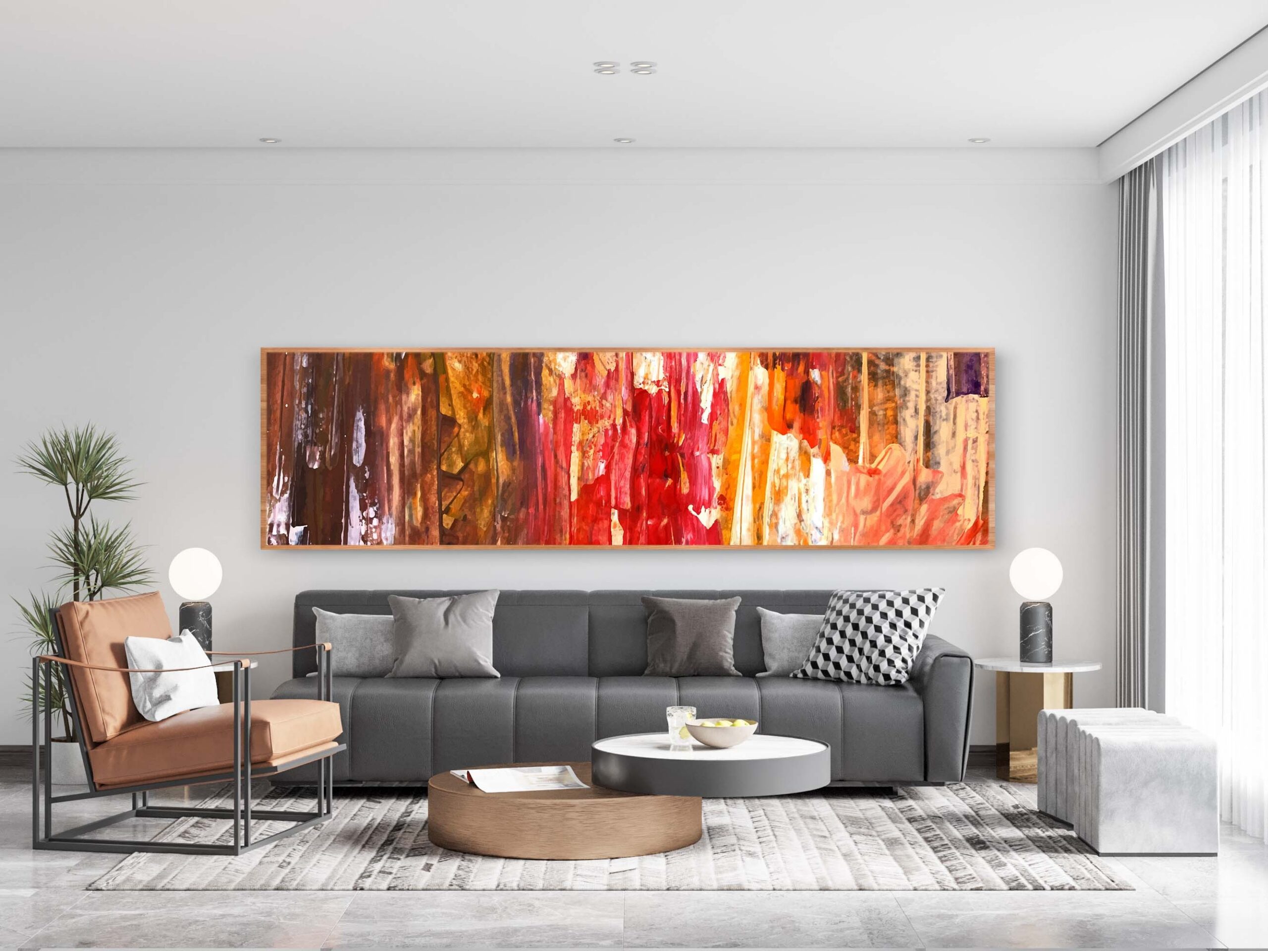 Tableau abstrait Novartis