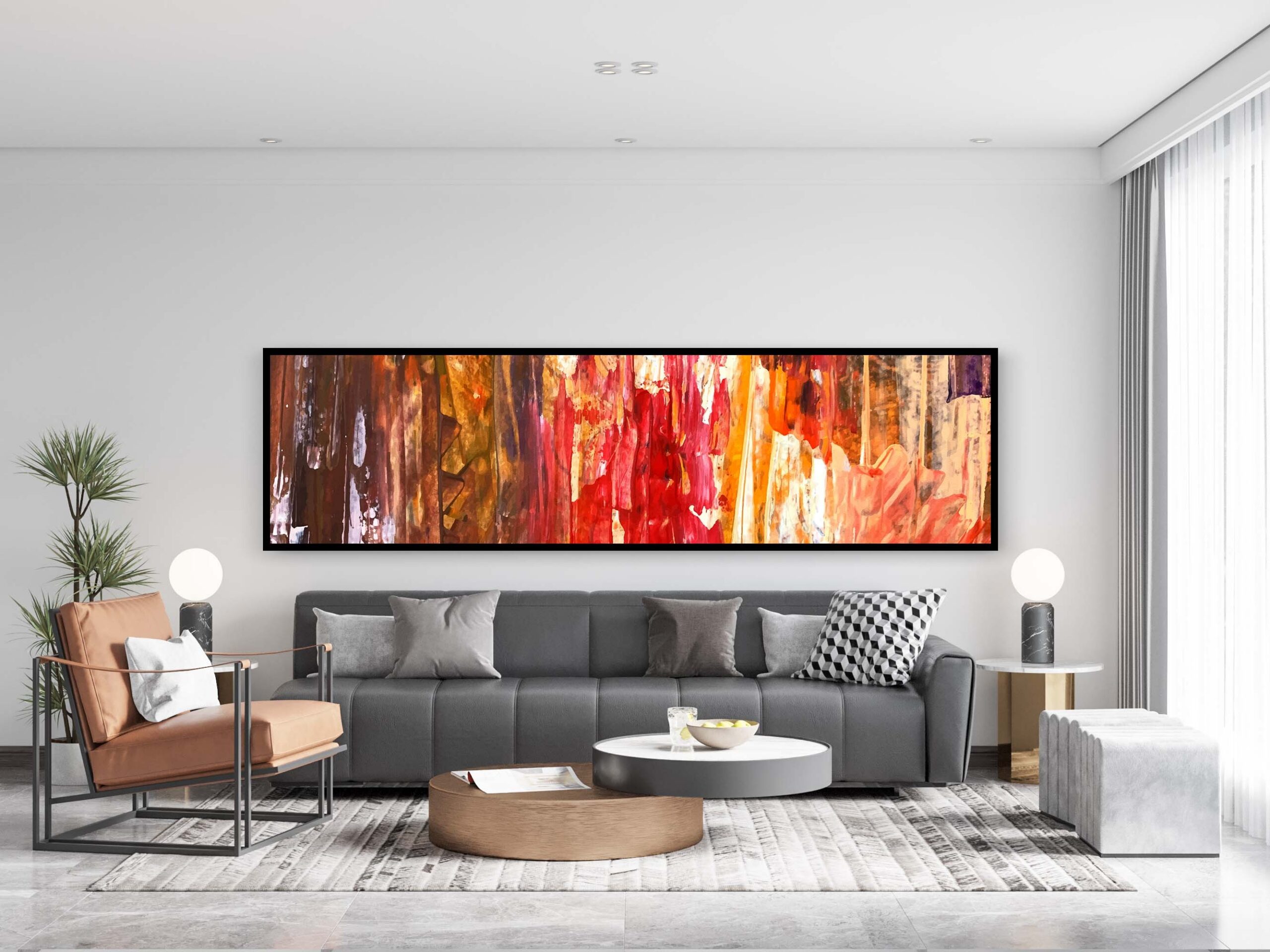 Tableau abstrait Novartis