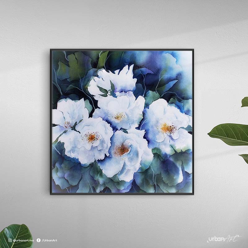Tableau décoratif Orchidée Blanche