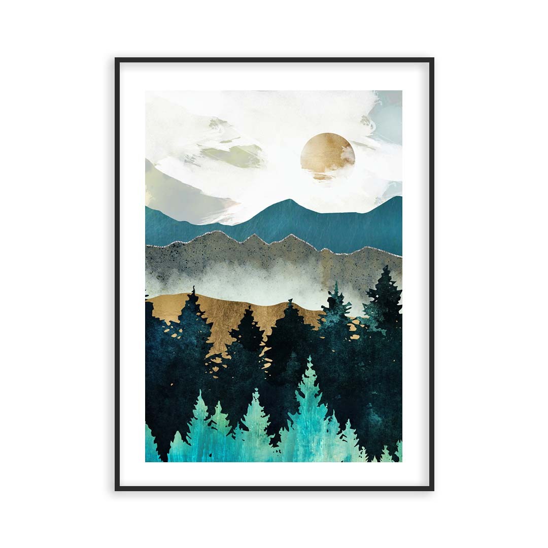 Poster Sommets Enneigés