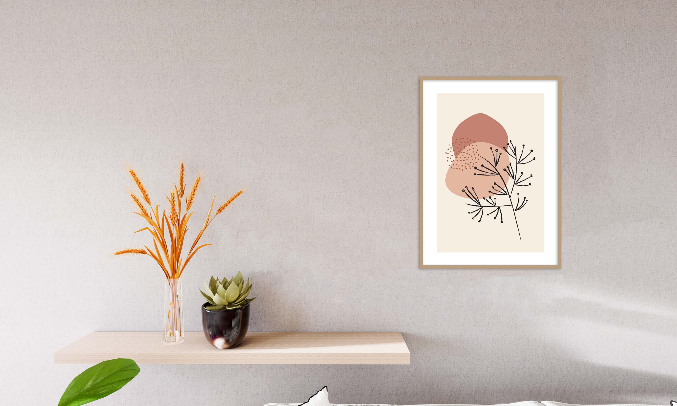 Poster Minimalist art plant