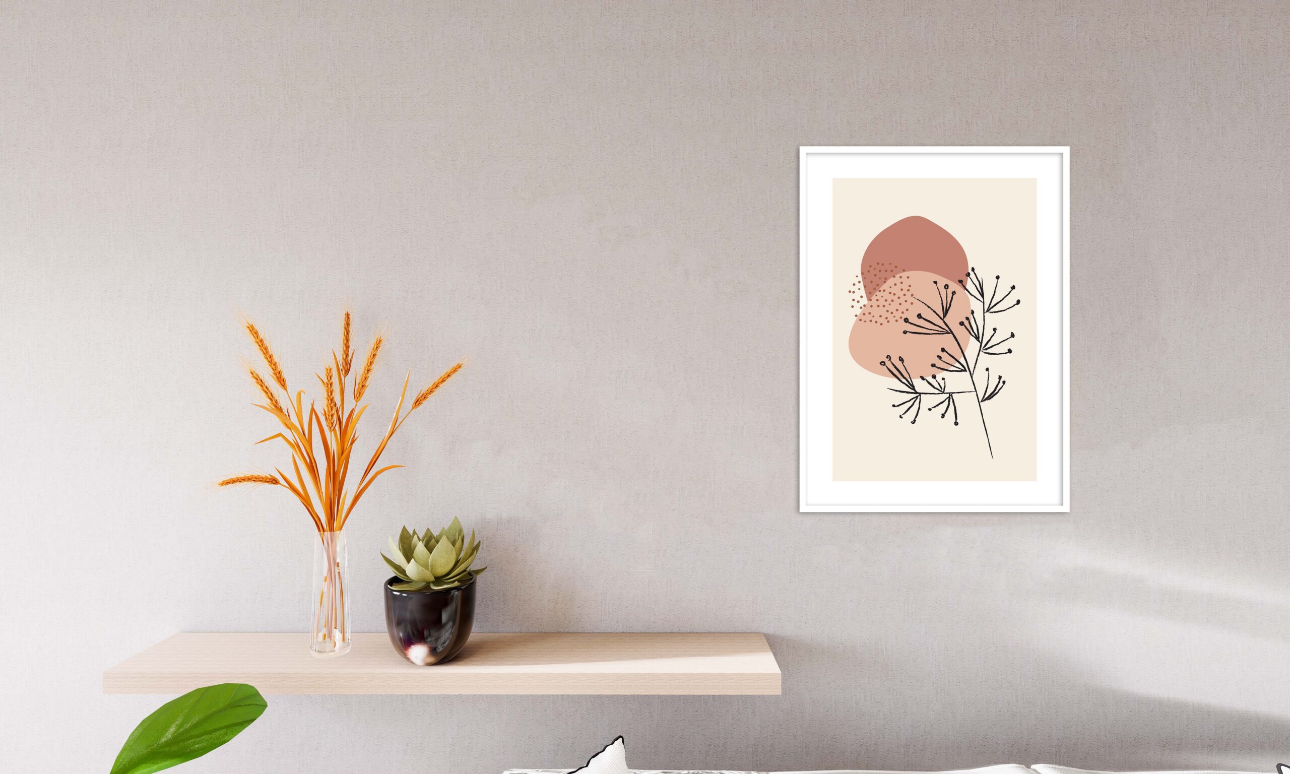 Poster Minimalist art plant