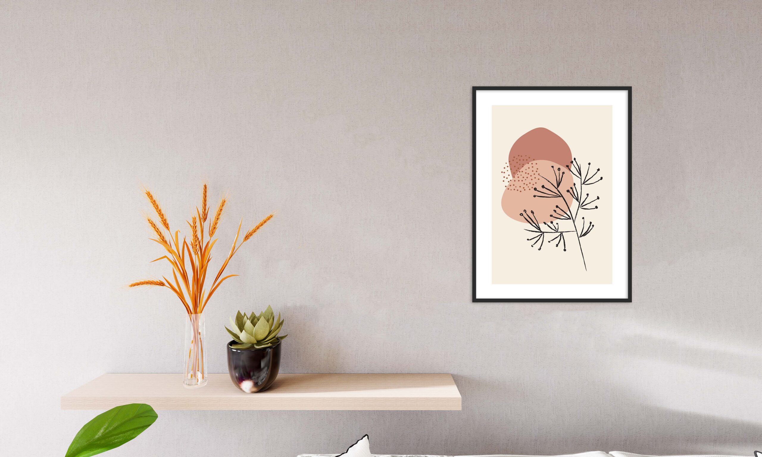Poster Minimalist art plant