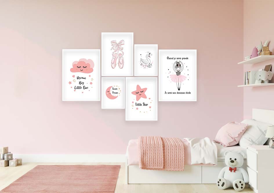Set Poster Ballerina Big Dream