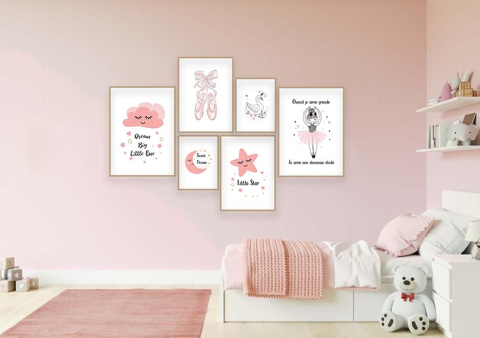 Set Poster Ballerina Big Dream