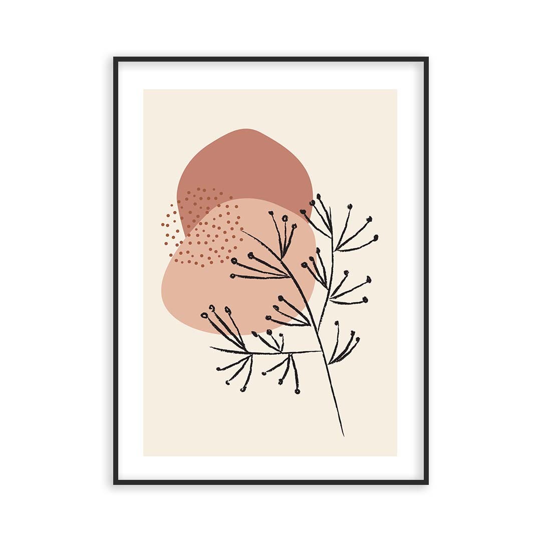 Poster Minimalist art plant