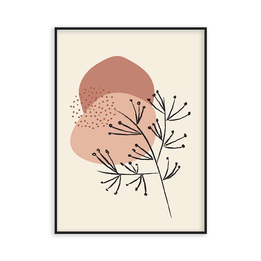 Poster Minimalist art plant
