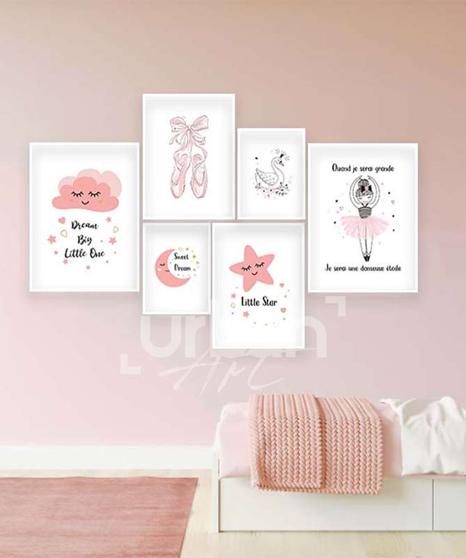 Set Poster Ballerina Big Dream