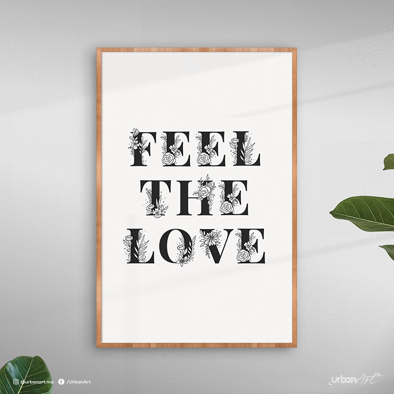Tableau décoratif Feel The Love