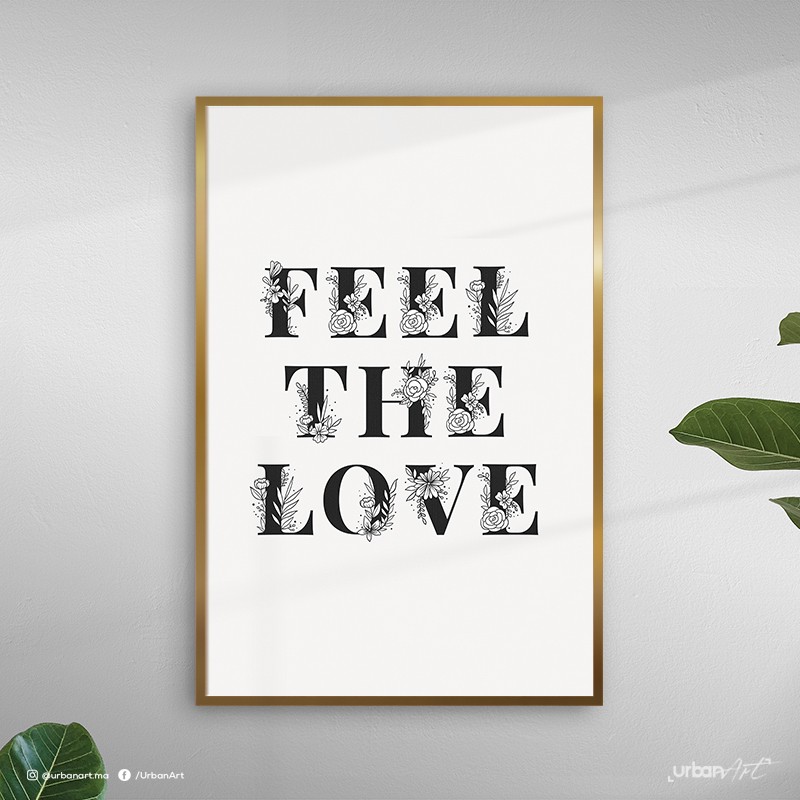 Tableau décoratif Feel The Love