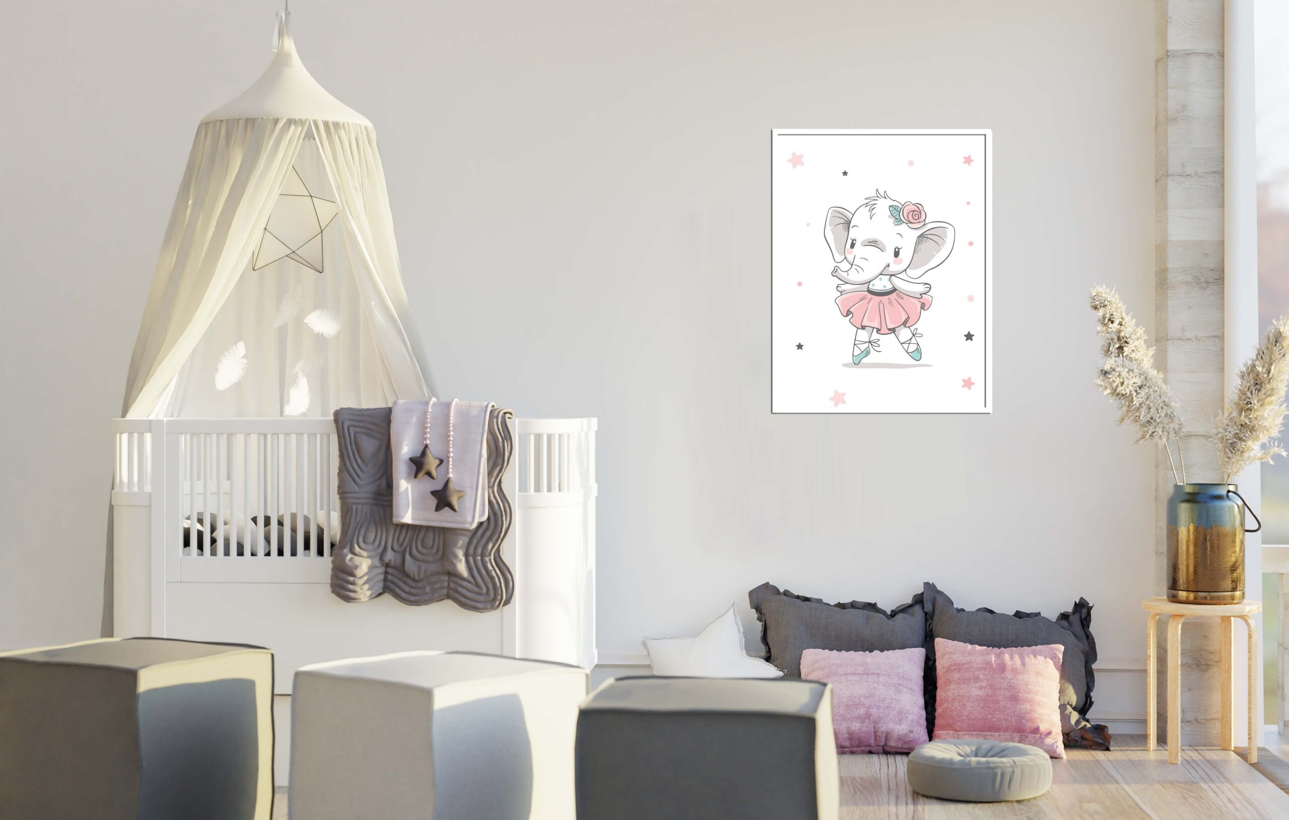Poster Baby Eléphant