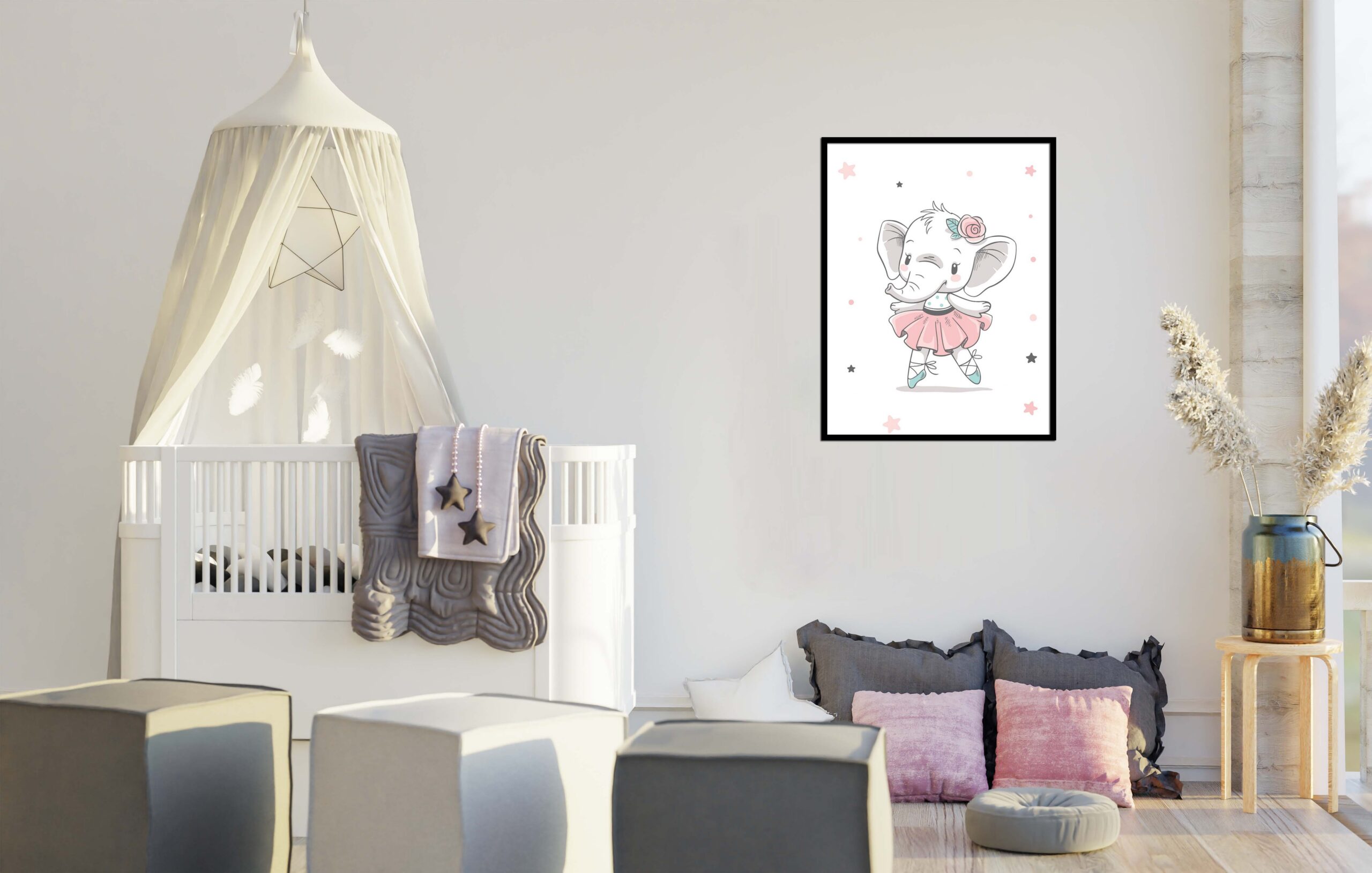 Poster Baby Eléphant