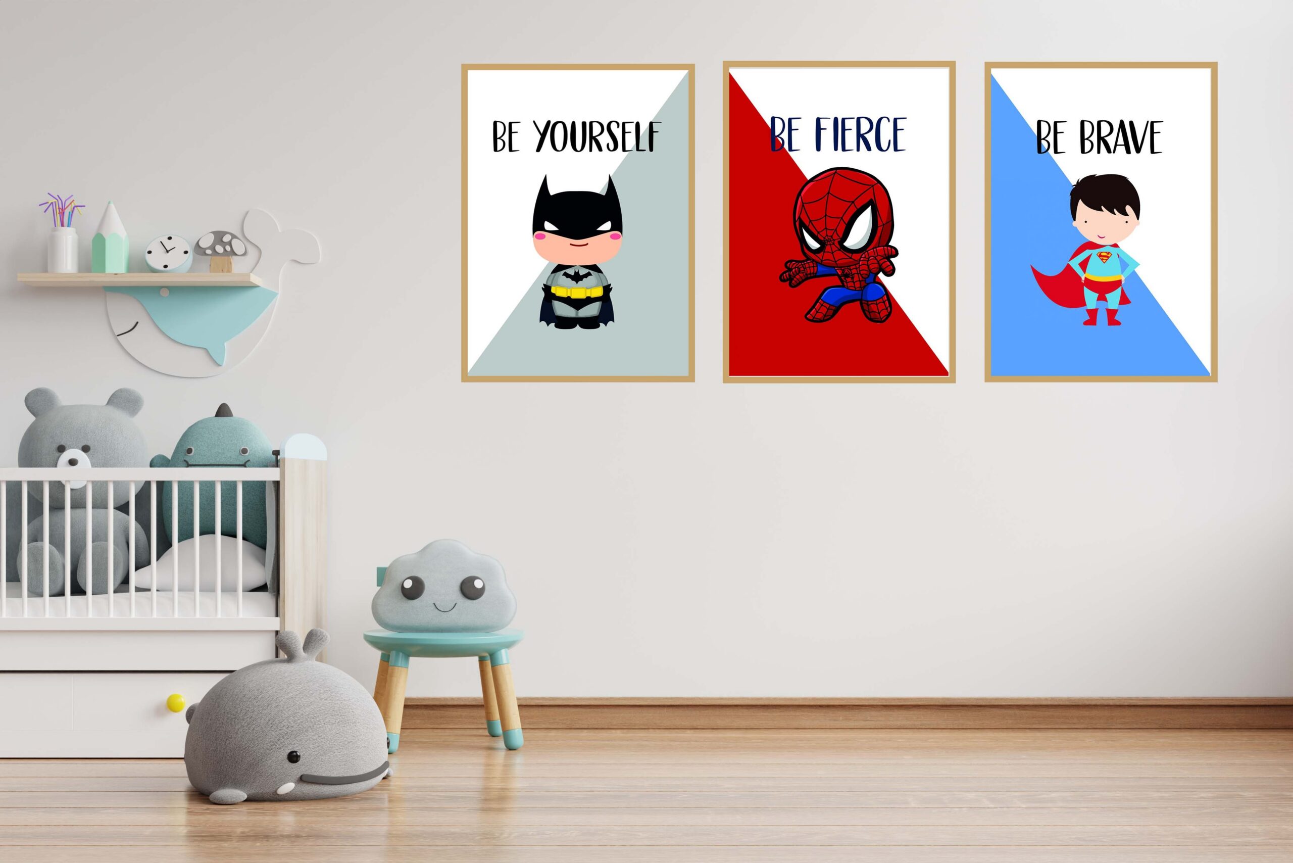 Set Poster Baby super héros