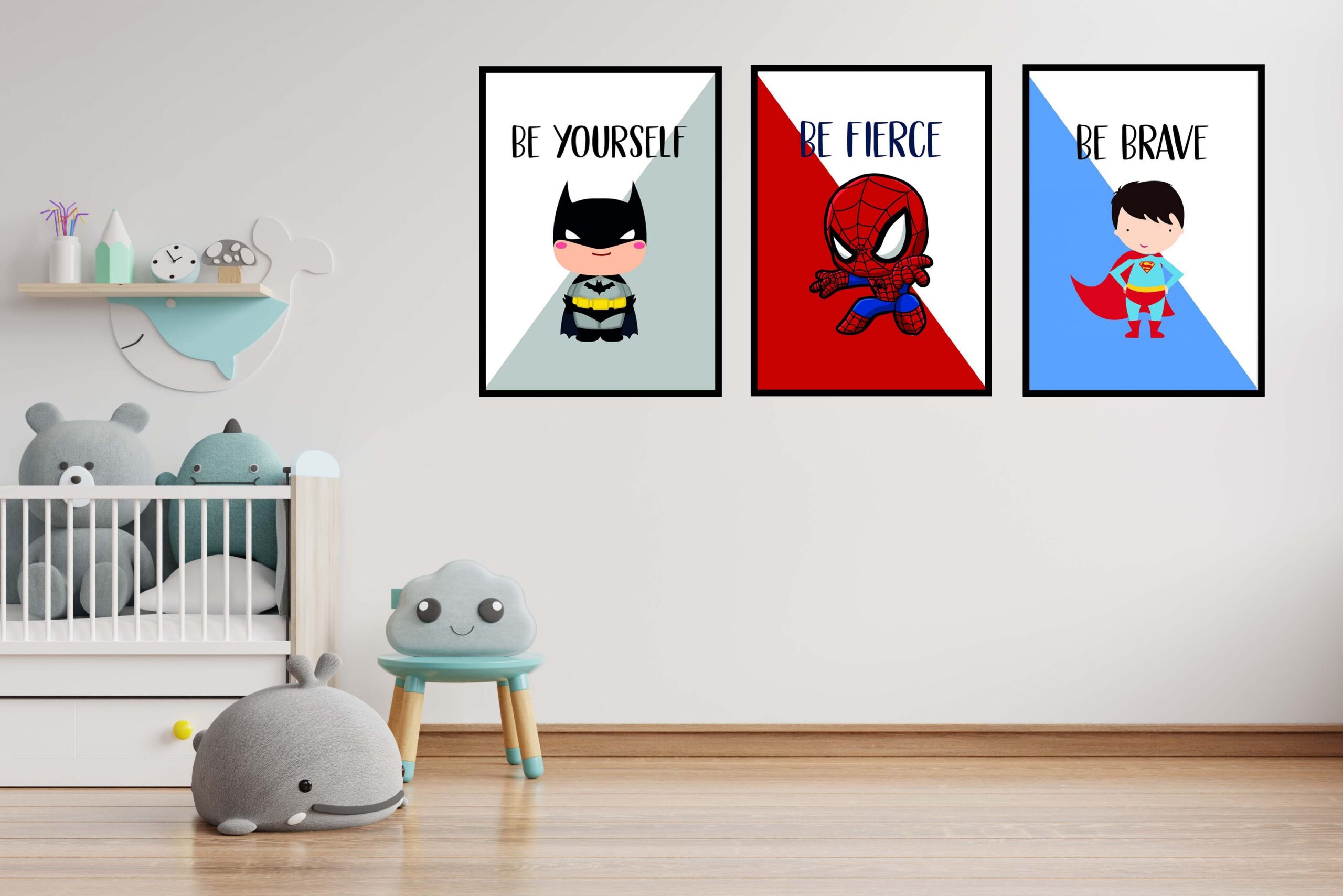 Set Poster Baby super héros